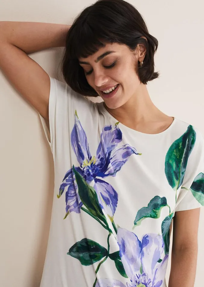 Fiorella Tie Front Top Ivory Women Phase Eight Shirts and Blouses
