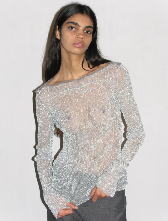 Flora Silver Women Paloma Wool Knits