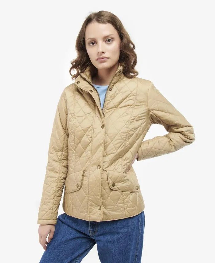 Flyweight Cavalry Quilted Jacket Rose Dust Women Barbour Quilted Jackets