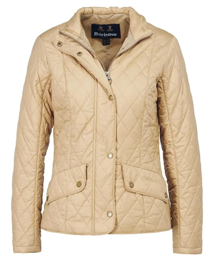 Flyweight Cavalry Quilted Jacket Rose Dust Women Barbour Quilted Jackets