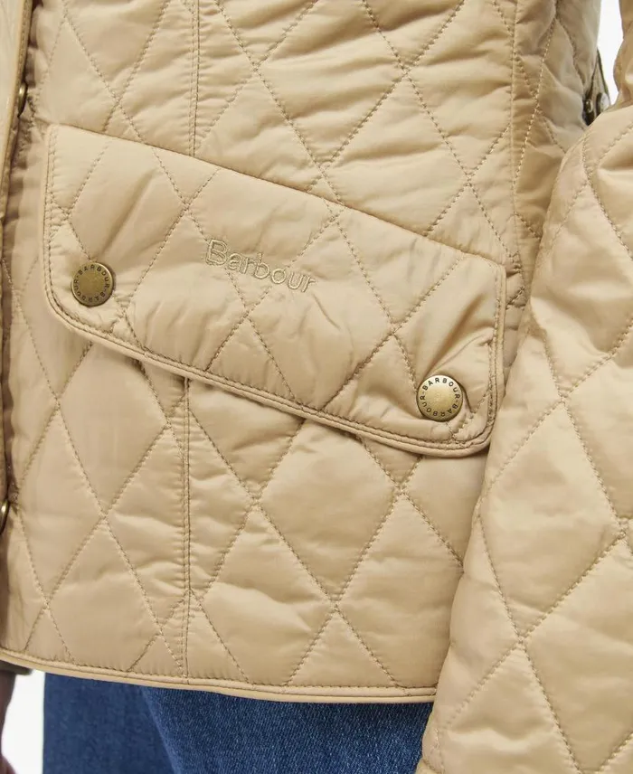 Flyweight Cavalry Quilted Jacket Rose Dust Women Barbour Quilted Jackets