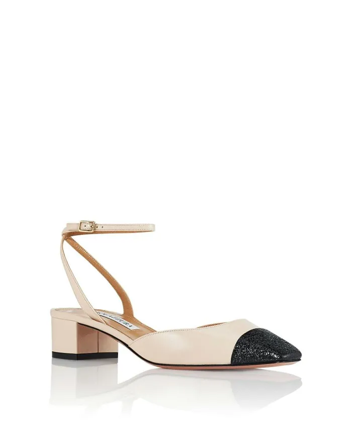 French Flirt Pump 35 Beige Women Aquazzura Pumps French Flirt Pump 35 Beige Women Aquazzura Pumps