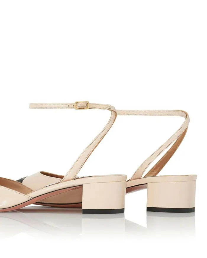 French Flirt Pump 35 Beige Women Aquazzura Pumps French Flirt Pump 35 Beige Women Aquazzura Pumps