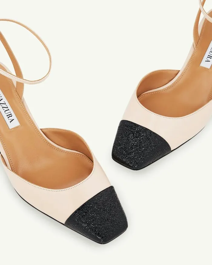 French Flirt Pump 35 Beige Women Aquazzura Pumps French Flirt Pump 35 Beige Women Aquazzura Pumps