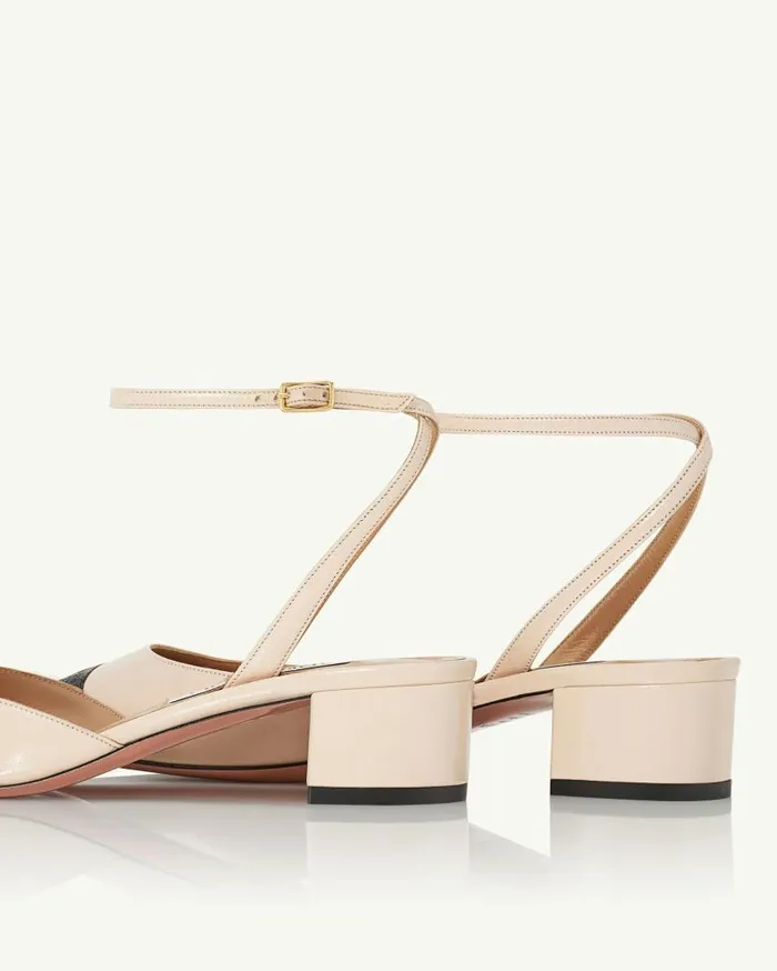 French Flirt Pump 35 Beige Women Aquazzura Pumps French Flirt Pump 35 Beige Women Aquazzura Pumps