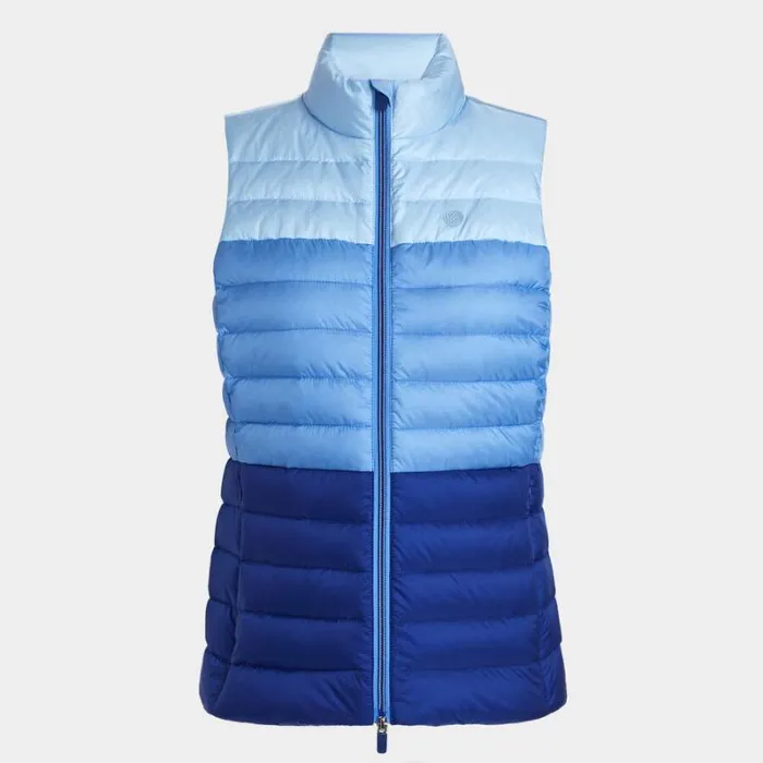 GFORE COLOUR BLOCK LIGHTWEIGHT DOWN PUFFER VEST Baja Women Outerwear