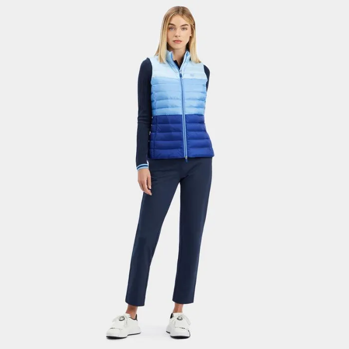 GFORE COLOUR BLOCK LIGHTWEIGHT DOWN PUFFER VEST Baja Women Outerwear
