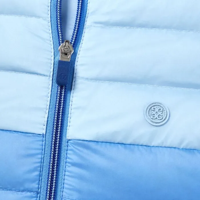 GFORE COLOUR BLOCK LIGHTWEIGHT DOWN PUFFER VEST Baja Women Outerwear