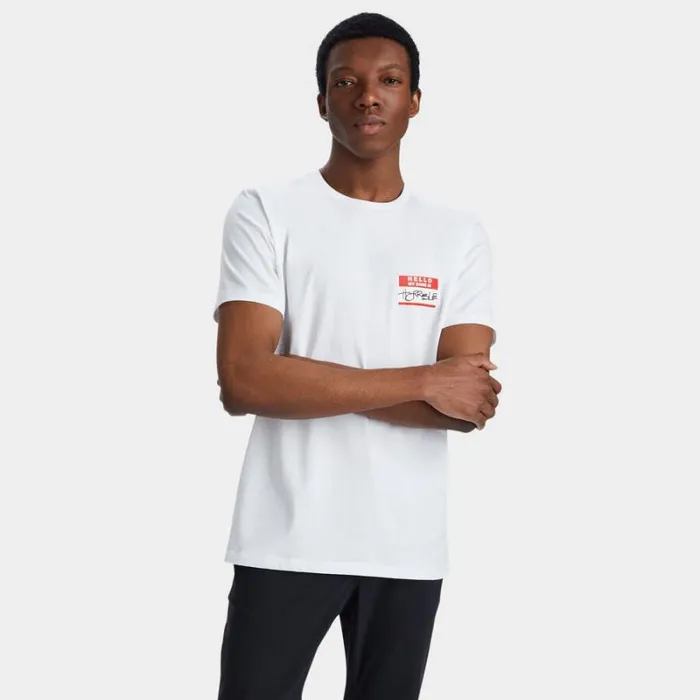 GFORE HELLO MY NAME IS COTTON TEE Snow Men Hoodies and Tees