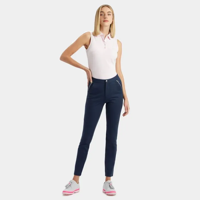GFORE SILKY TECH NYLON SLEEVELESS POLO Blush Women Polos