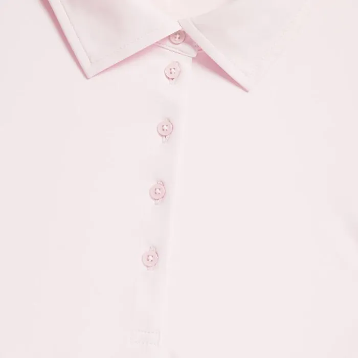 GFORE SILKY TECH NYLON SLEEVELESS POLO Blush Women Polos