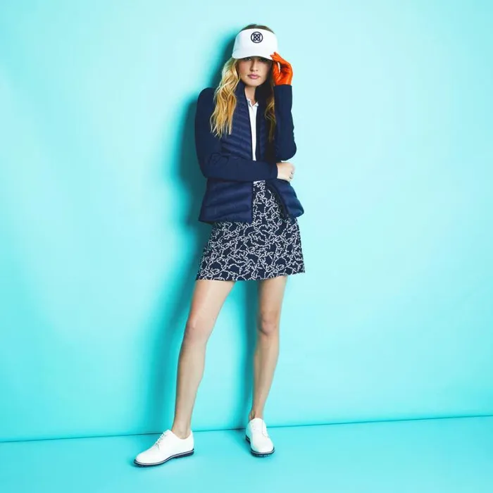 GFORE STARDUST SILKY TECH NYLON ALINE SKORT Twilight Women Skorts and Dresses