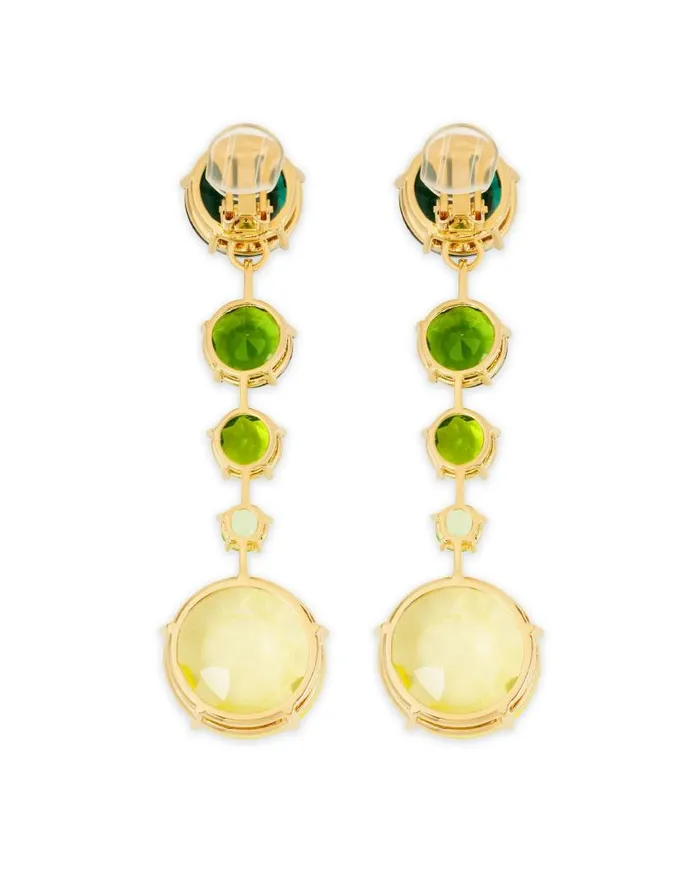 Galactic Crystal Degrade039 Earrings Green Women Aquazzura Jewelry Galactic Crystal Degrade039 Earrings Green Women Aquazzura Jewelry