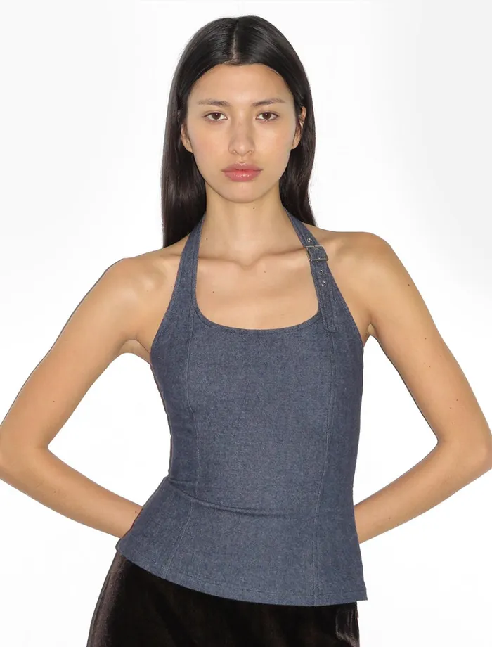 Galiena Navy Women Paloma Wool Tops