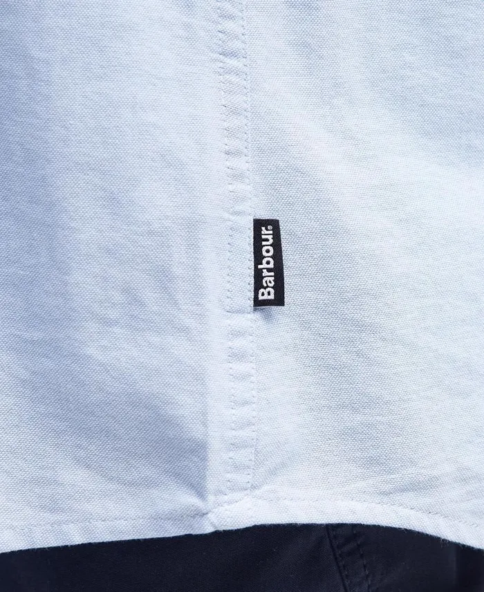 Gerrard Oversized LongSleeved Shirt Classic White Men Barbour Shirts