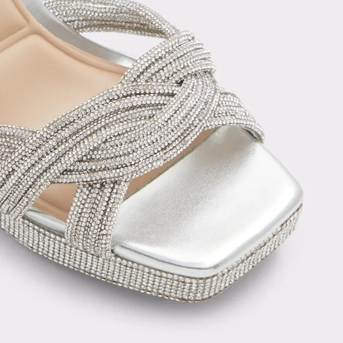 Glimma Silver Women ALDO Heels