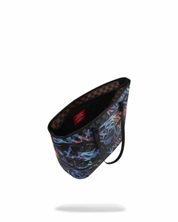 GLOW IN THE DARK CITY OF LIGHT TOTE Bags SPRAYGROUND