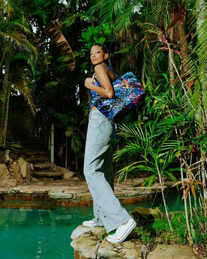 GLOW IN THE DARK CITY OF LIGHT TOTE Bags SPRAYGROUND
