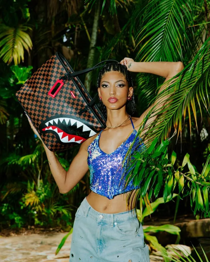 GLOW IN THE DARK CITY OF LIGHT TOTE Bags SPRAYGROUND