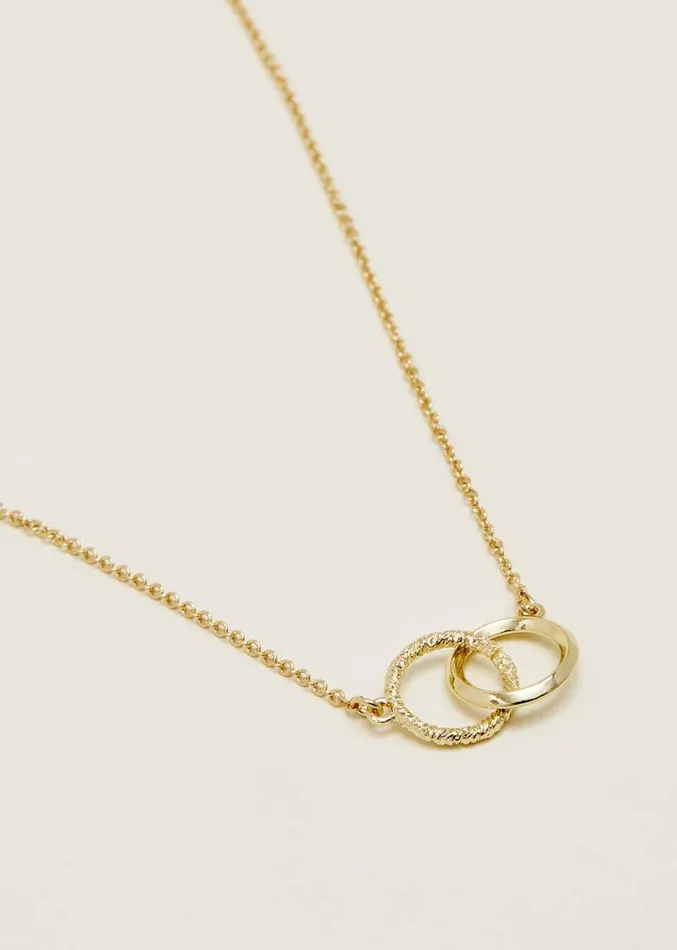 Gold Circle Necklace Gold Women Phase Eight Jewellery
