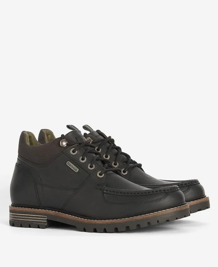 Granite Ankle Boots Classic Black Men Barbour Boots