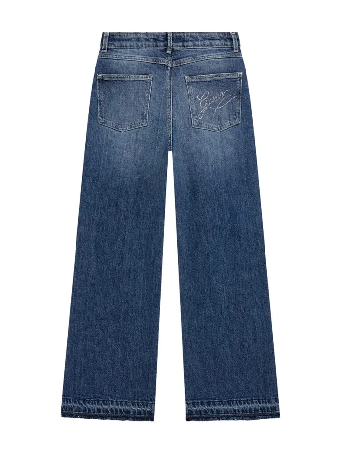 GUESS Big Girl 7 14 03990s Rigid Denim Pearl Jeans 716 Blue 8211 Kids