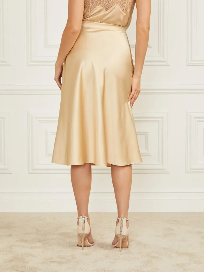 GUESS Bottoms Eco Josette Midi Skirt Neutral 8211 Women
