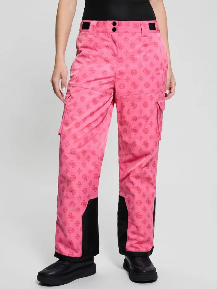 GUESS Bottoms Eco Peony Cargo Pants Pink 8211 Women