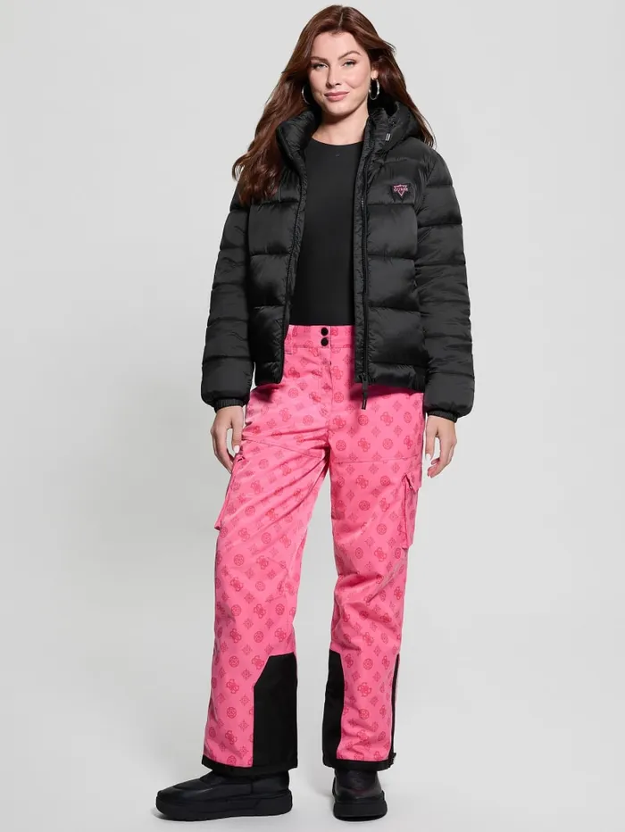 GUESS Bottoms Eco Peony Cargo Pants Pink 8211 Women