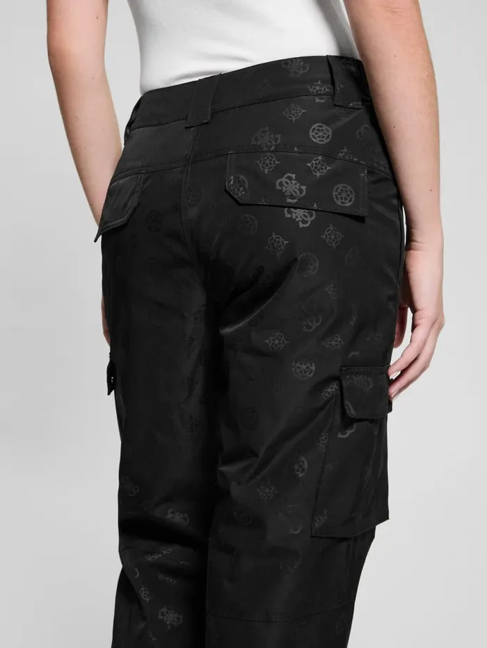 GUESS Bottoms Eco Peony Cargo Pants Pink 8211 Women