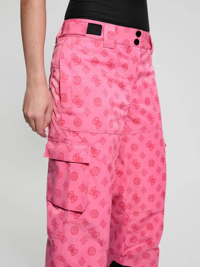 GUESS Bottoms Eco Peony Cargo Pants Pink 8211 Women