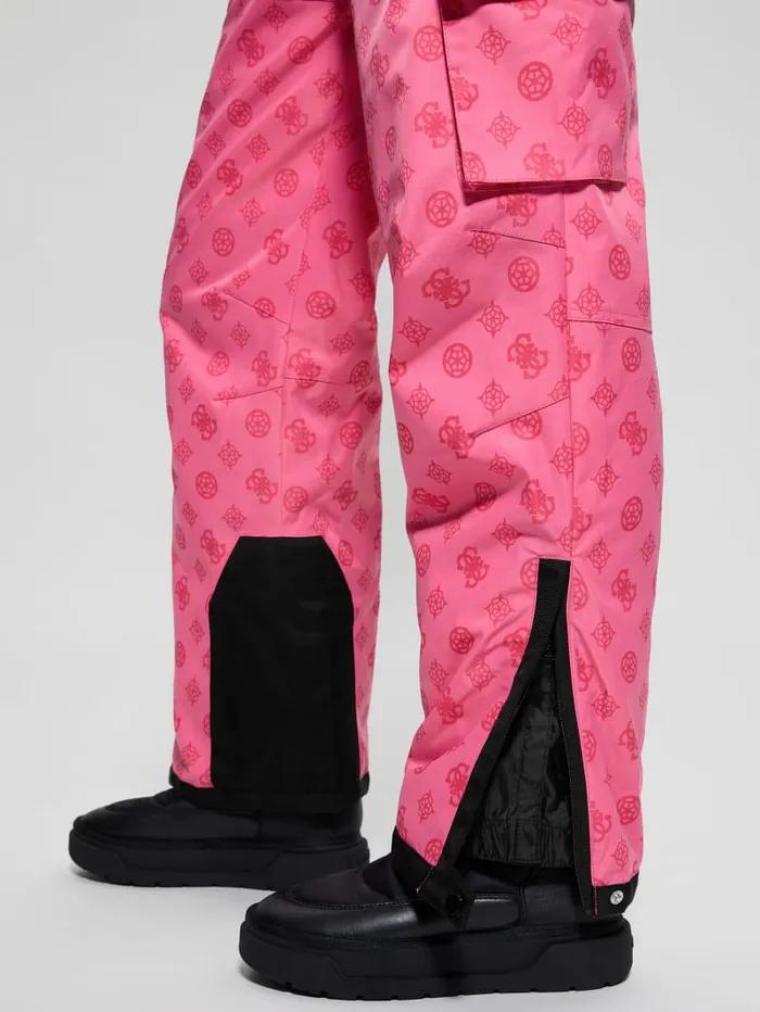 GUESS Bottoms Eco Peony Cargo Pants Pink 8211 Women