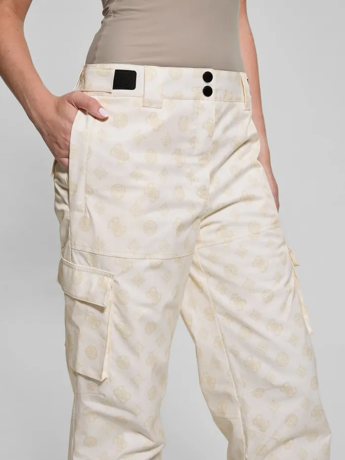 GUESS Bottoms Eco Peony Cargo Pants Pink 8211 Women