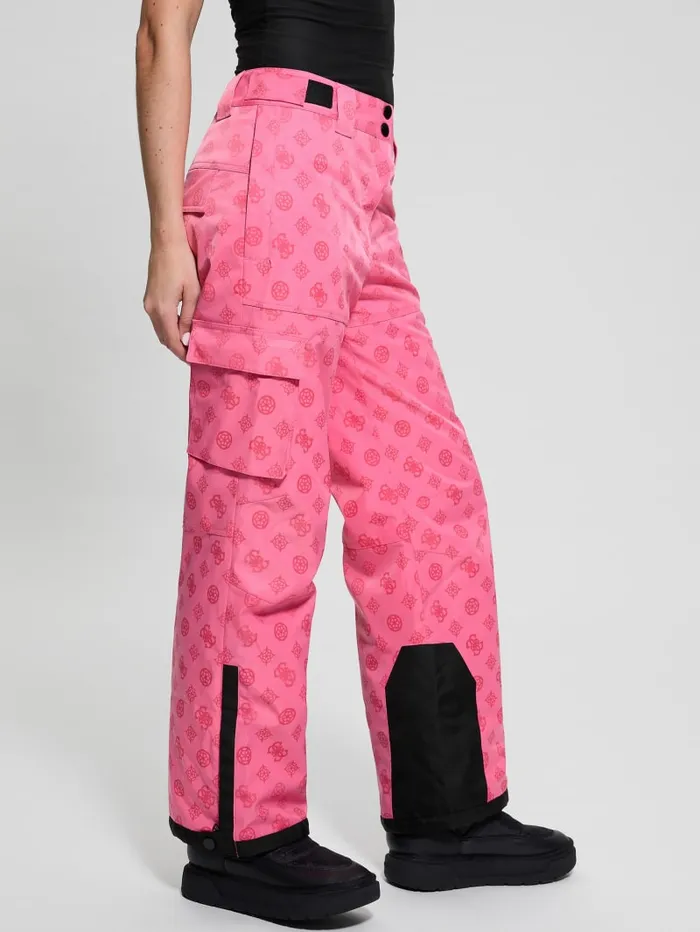 GUESS Bottoms Eco Peony Cargo Pants Pink 8211 Women