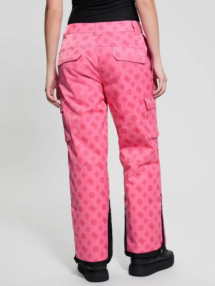 GUESS Bottoms Eco Peony Cargo Pants Pink 8211 Women