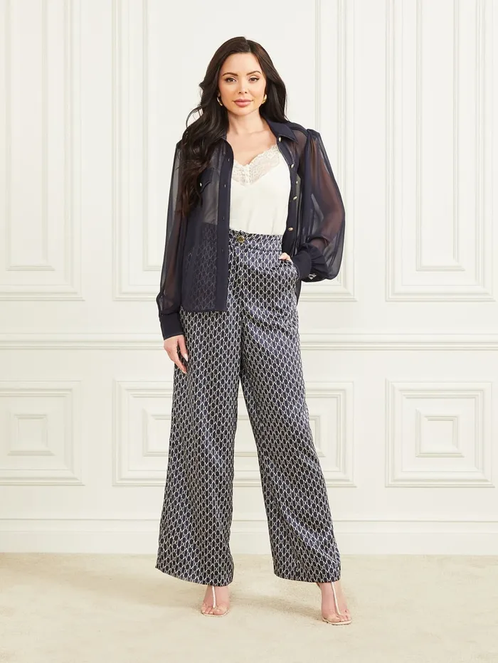 GUESS Bottoms New Monogram Pant Colors 8211 Women