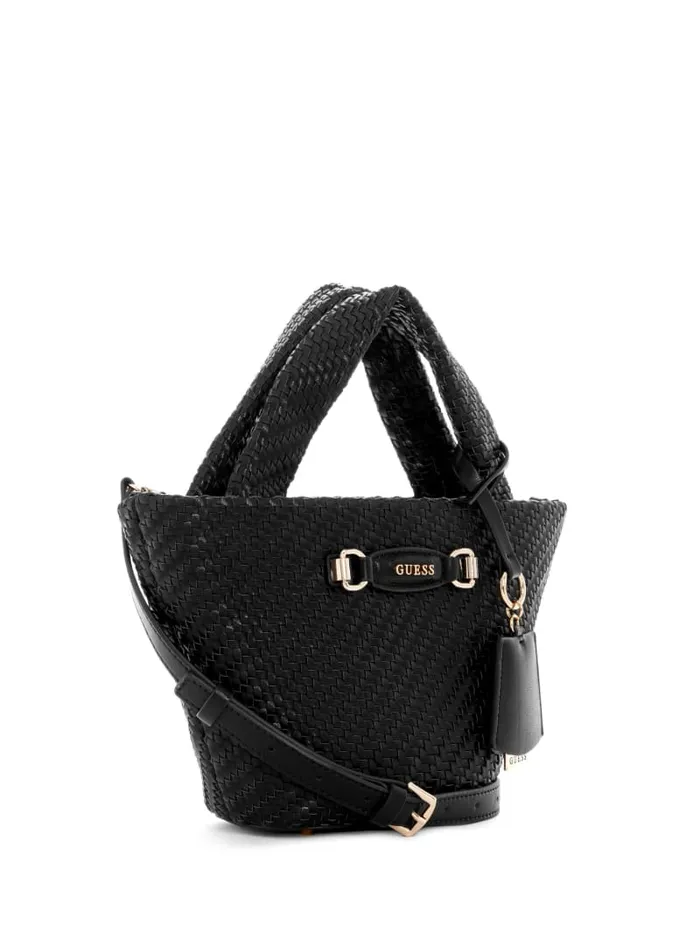 GUESS Handbags Francy Mini Tote Black 8211 Women