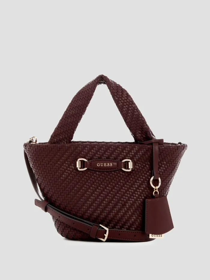 GUESS Handbags Francy Mini Tote Black 8211 Women