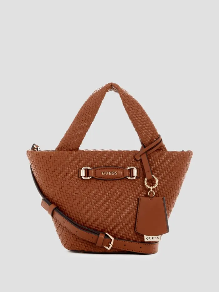 GUESS Handbags Francy Mini Tote Black 8211 Women