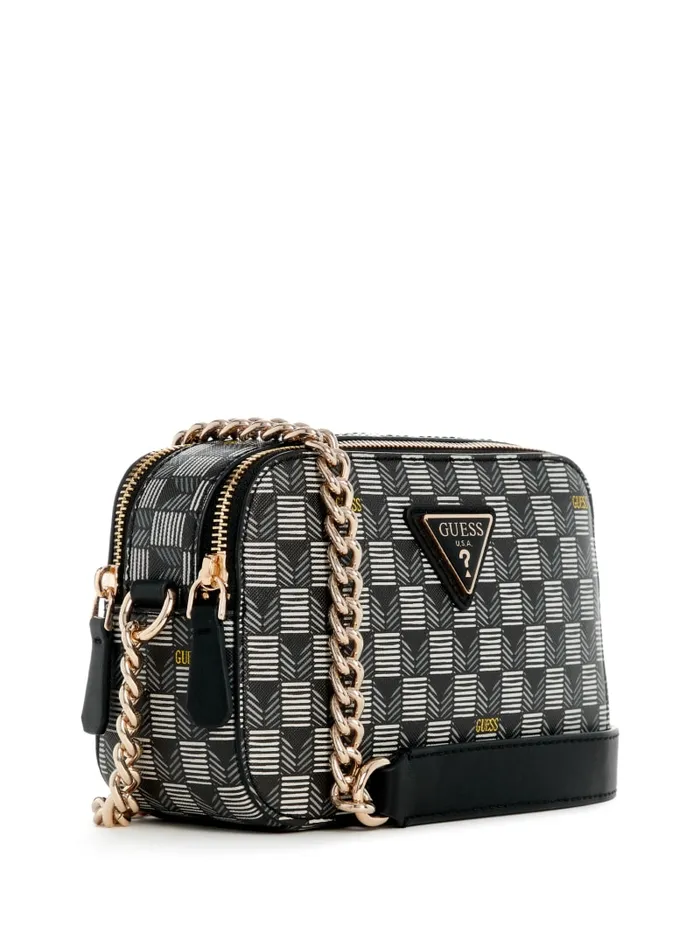 GUESS Handbags G Wave Camera Crossbody Black 8211 Women