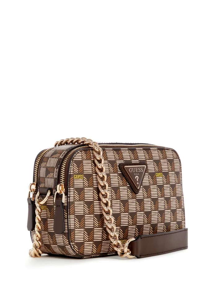GUESS Handbags G Wave Camera Crossbody Black 8211 Women