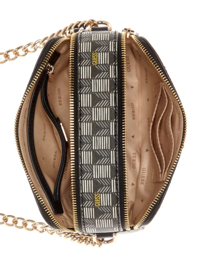 GUESS Handbags G Wave Camera Crossbody Black 8211 Women