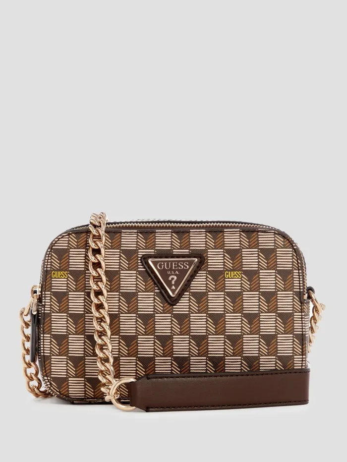 GUESS Handbags G Wave Camera Crossbody Black 8211 Women