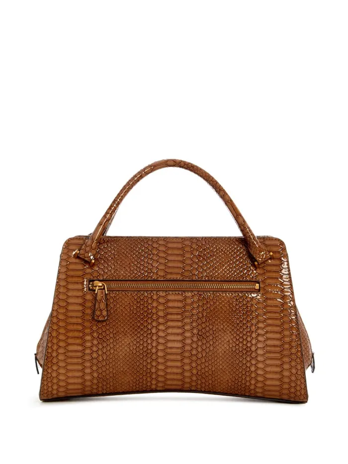 GUESS Handbags Georgina Girlfriend Satchel Orange 8211 Women
