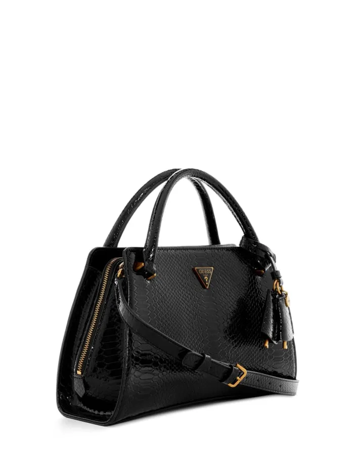 GUESS Handbags Georgina Girlfriend Satchel Orange 8211 Women
