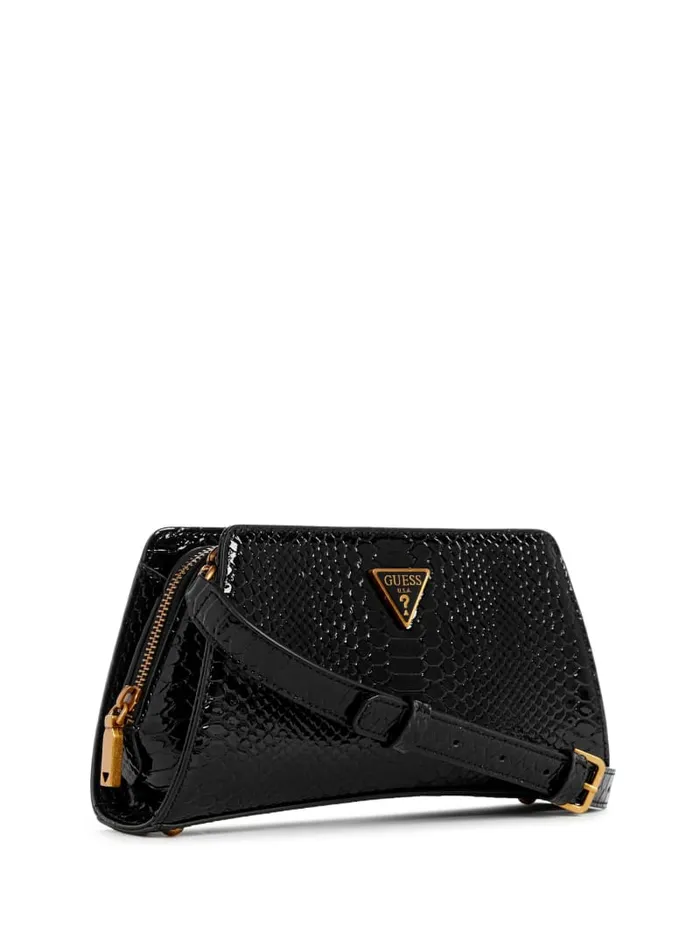 GUESS Handbags Georgina TopZip Crossbody Blue 8211 Women