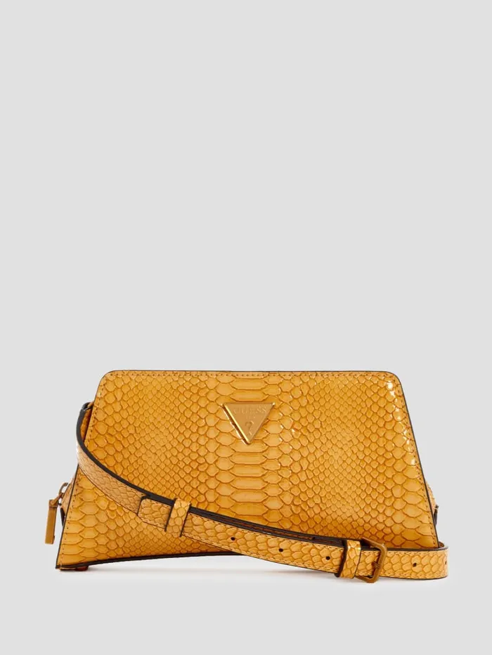 GUESS Handbags Georgina TopZip Crossbody Blue 8211 Women