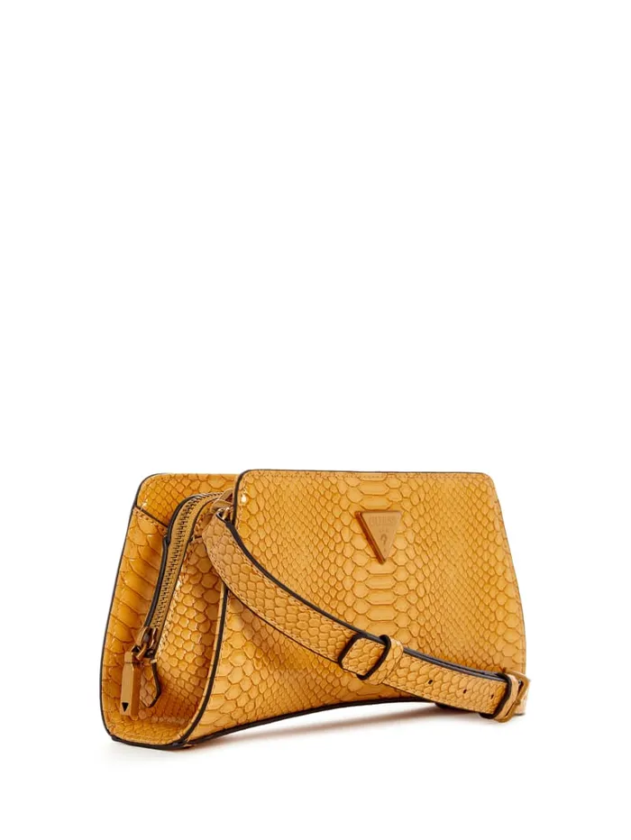 GUESS Handbags Georgina TopZip Crossbody Blue 8211 Women