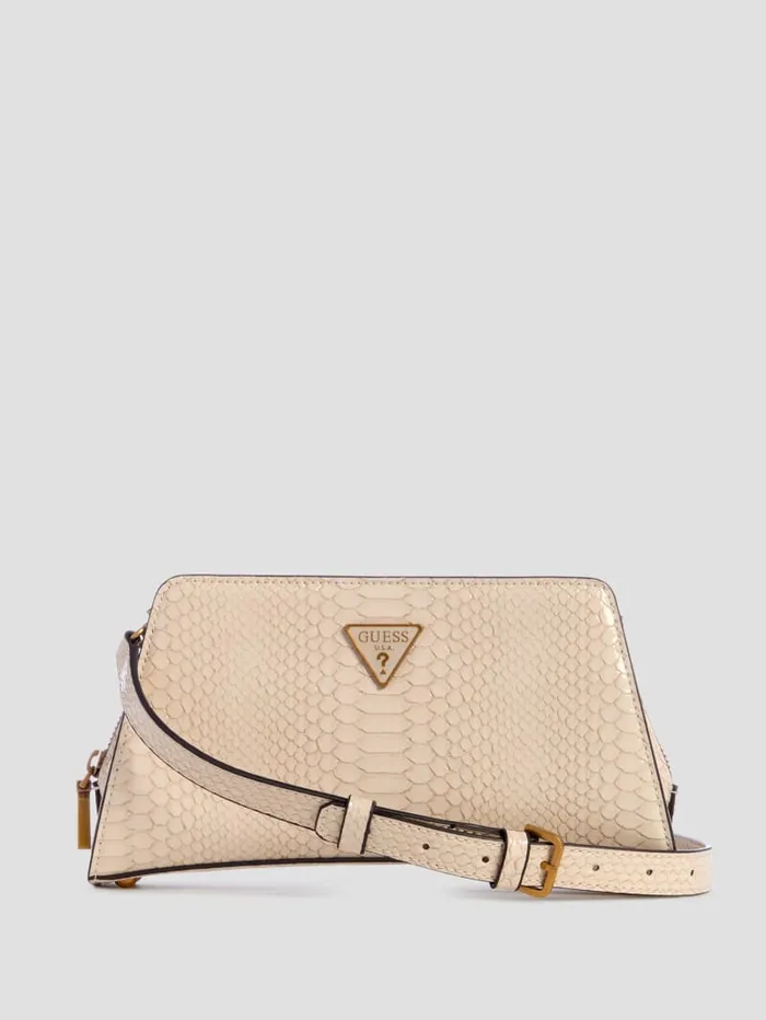 GUESS Handbags Georgina TopZip Crossbody Blue 8211 Women