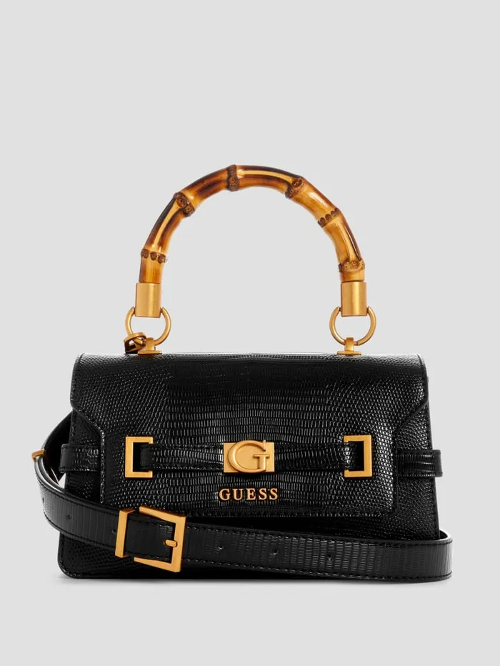 GUESS Handbags Sibel TopHandle Flap Bag Brown 8211 Women